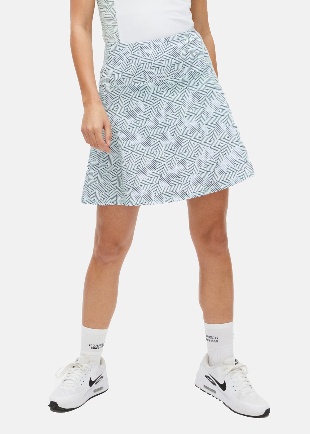 Amy Regular Skort, Hexagon Mint, Xl, Shorts | Dam - Kläder - Shorts | Padelspecialisterna