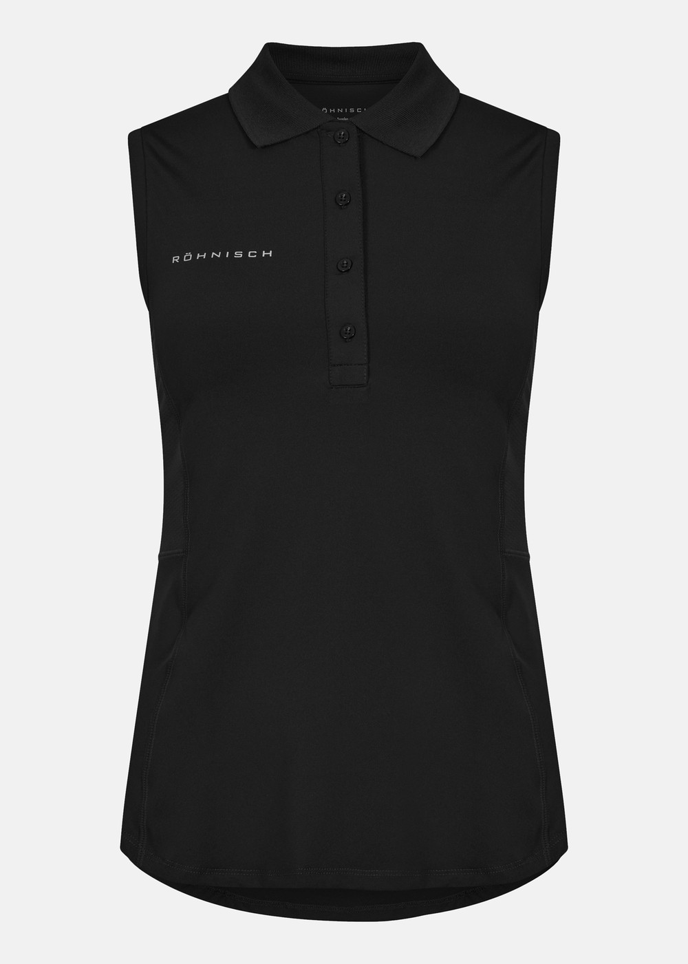 Nicky Sleeveless Poloshirt, Black, 2xl, Skjortor | Dam - Kläder - Piketröjor & Skjortor | Padelspecialisterna