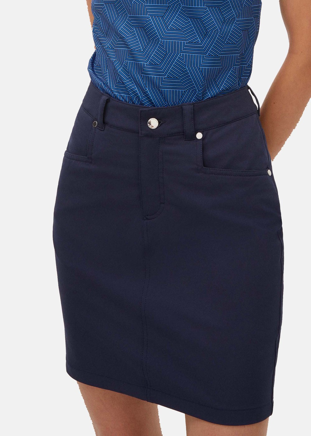 Lightstretch Skort, Navy, 38, Shorts | Dam - Kläder - Shorts | Padelspecialisterna