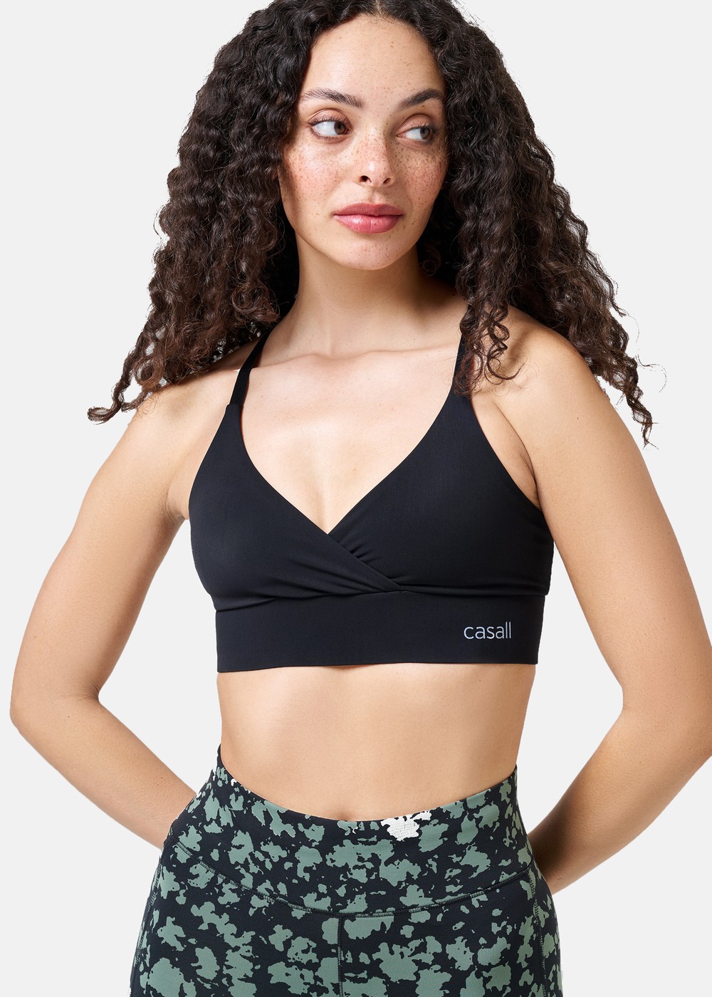 Wrap Sports Bra, Black, S, Löparkläder | Sport & aktivitet - Sporter - Löpning - Löparkläder | Padelspecialisterna