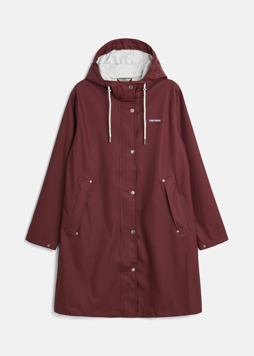 Wings A-Shape Rain Coat, 314/Burgundy, M, Höstjackor | Dam - Kläder - Jackor - Höstjackor | Padelspecialisterna