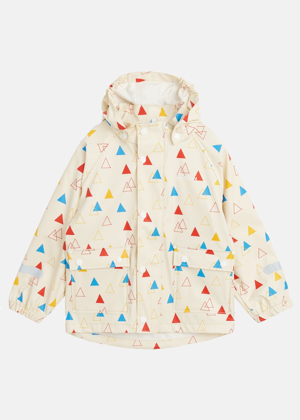 Kids Wings Printed Rain Coat, 006/Antique White, 110/116, Vårjackor | Junior - Kläder - Jackor - Vårjackor | Padelspecialisterna