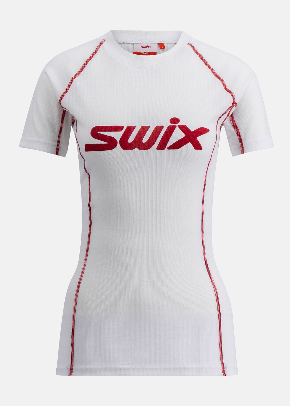 Racex Classic Short Sleeve W, Bright White/Swix Red, Xl, Funktionsunderställ | Sport & aktivitet - Friluftsliv - Vandringskläder - Underställ - Funktionsunderställ | Padelspecialisterna