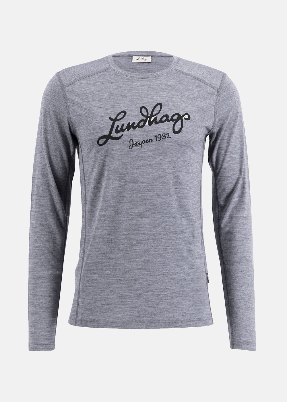 Fulu Merino Longsleeve T-Shirt, Grey Melange, Xl, T-Shirts | Sport & aktivitet - Friluftsliv - Vandringskläder - T-shirts | Padelspecialisterna