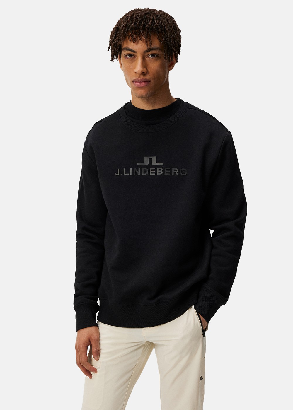 Alpha Crew Neck, Black, L, Sweatshirts | Herr - Kläder - Tröjor - Sweatshirts | Padelspecialisterna