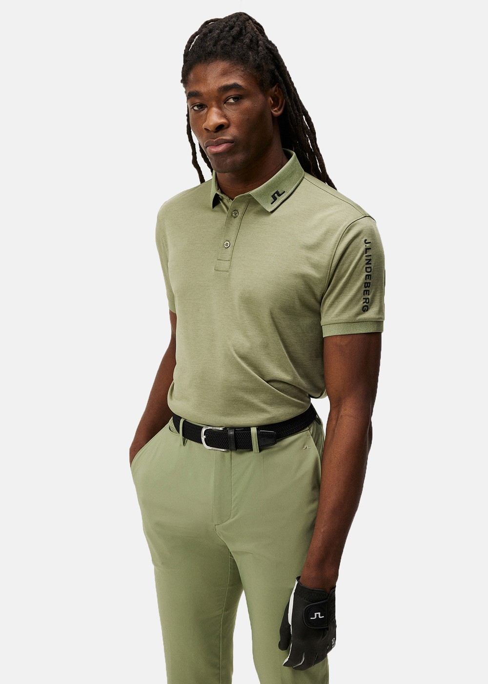 Tour Tech Reg Fit Polo, Oil Green Melange, Xl, Piketröjor | Herr - Kläder - Piketröjor | Padelspecialisterna