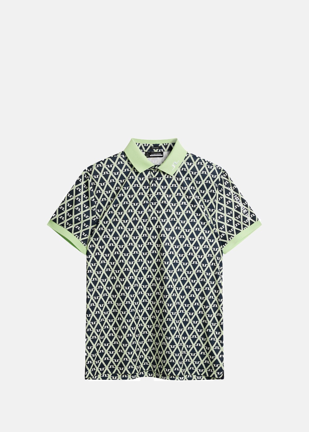Tour Tech Reg Fit Print Polo, Geo Jl Navy, M, Piketröjor | Herr - KlÀder - Piketröjor | Padelspecialisterna