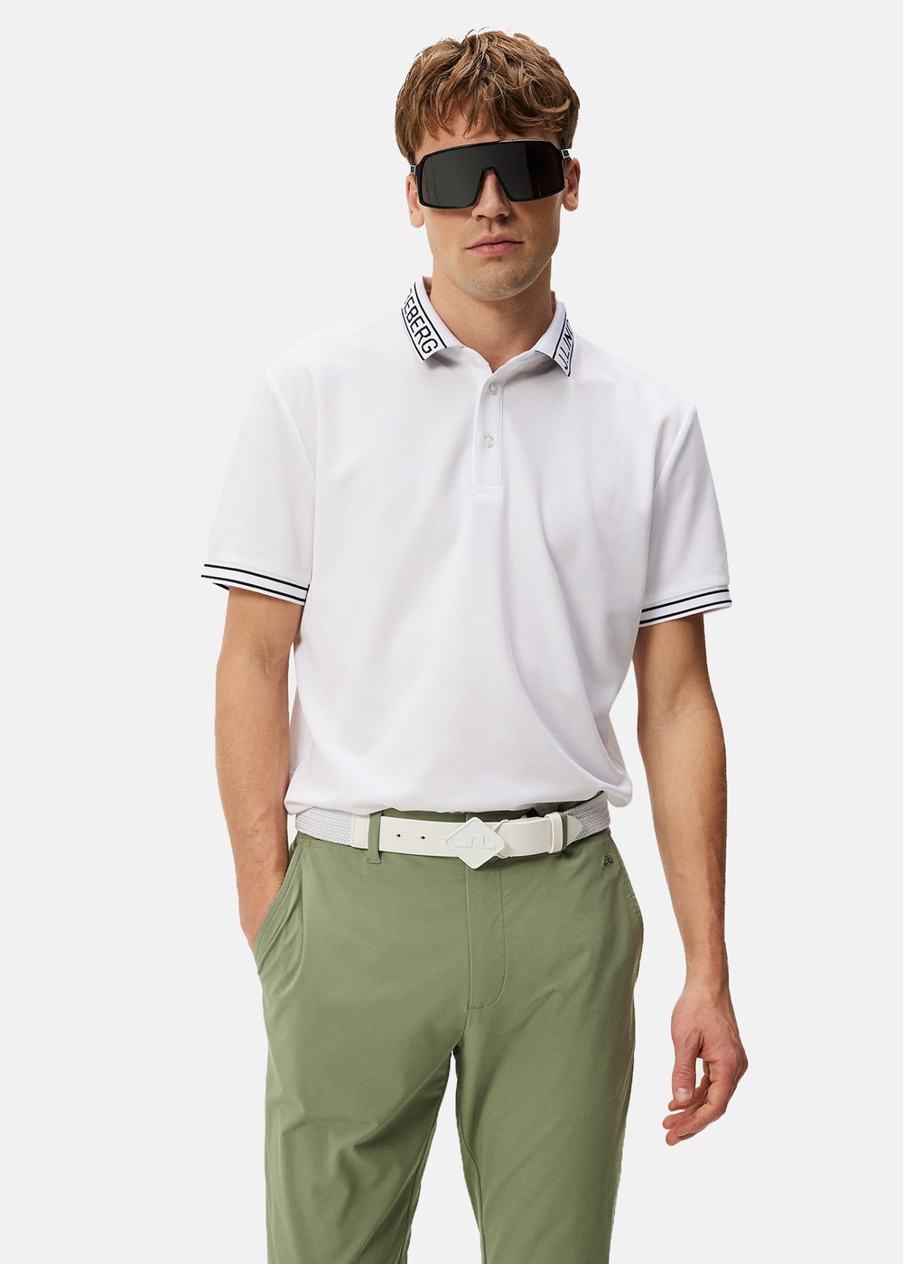 Austin Regular Polo, White, M, Piketröjor | Herr - Kläder - Piketröjor | Padelspecialisterna