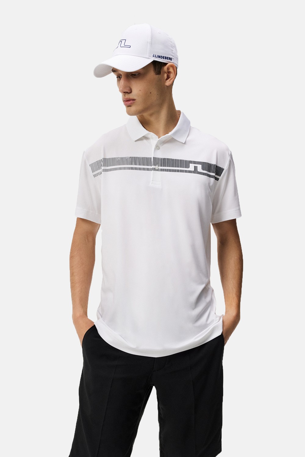 Klas Regular Fit Golf Polo, White, M, Piketröjor | Herr - Kläder - Piketröjor | Padelspecialisterna