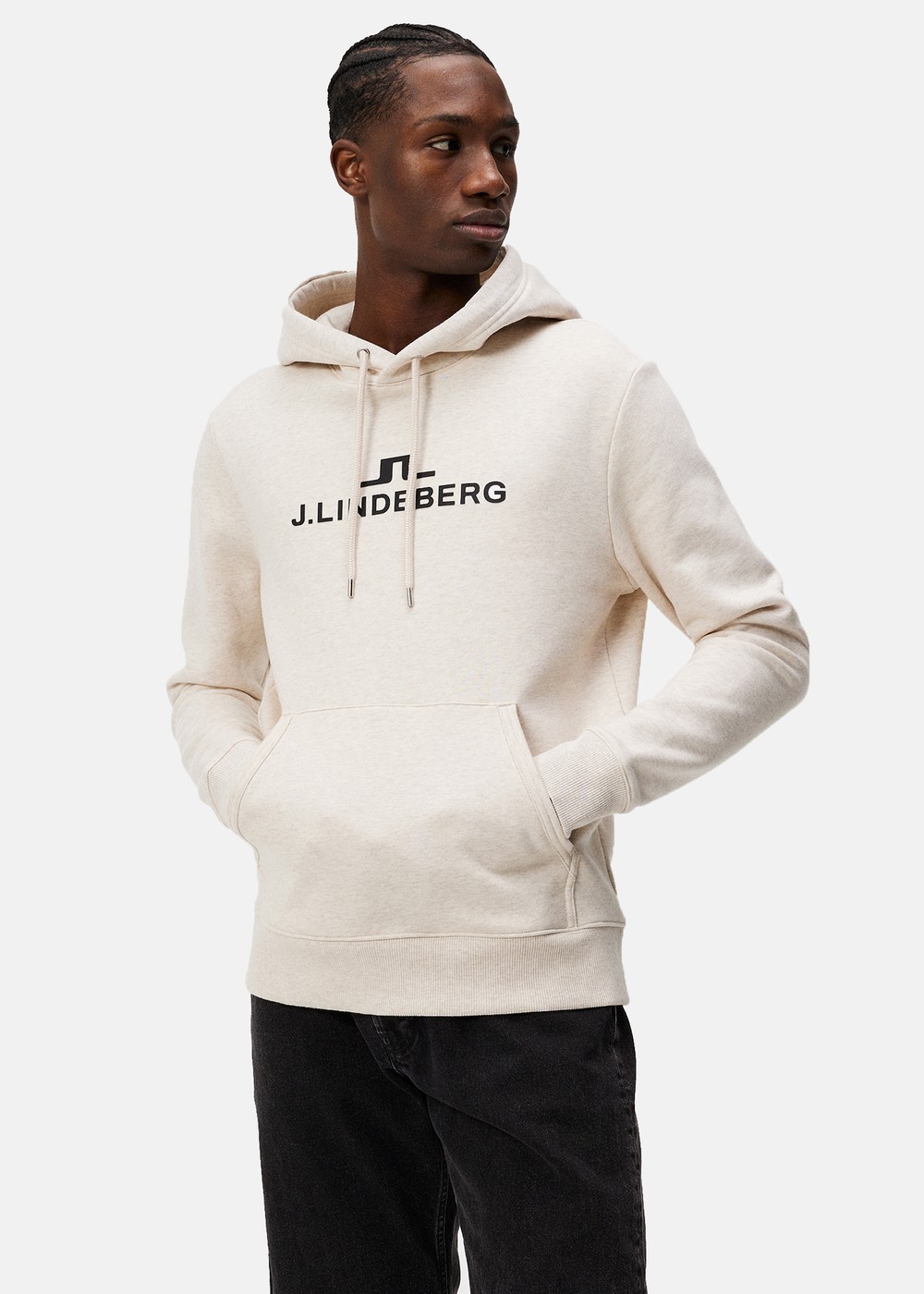 Alpha Hood, Beige Melange, S, Sweatshirts | Herr - Kläder - Tröjor - Sweatshirts | Padelspecialisterna