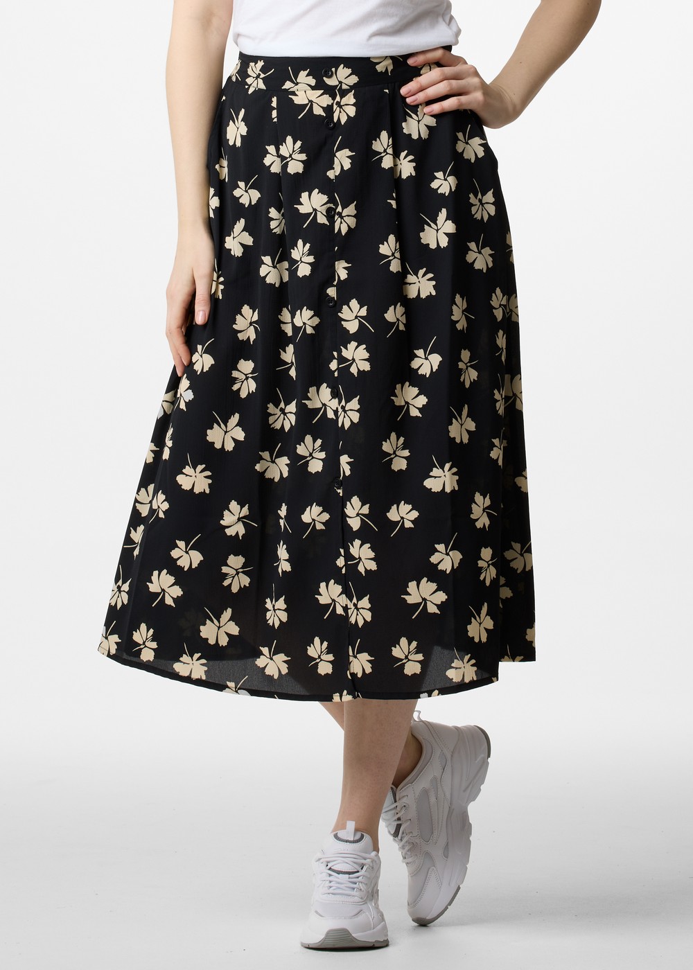 Key West Long Skirt W, Black Flower, 48, Kjolar | Dam - Kläder - Kjolar | Padelspecialisterna