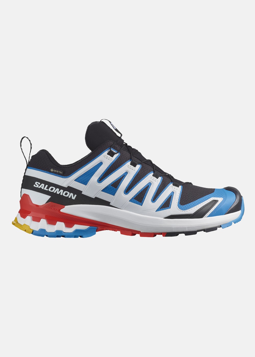 Shoes Xa Pro 3d V9 Gtx, Black/White/Transcend Blue, 44 2/3 (Uk 10), Walkingskor | Herr - Skor - Walkingskor | Padelspecialisterna