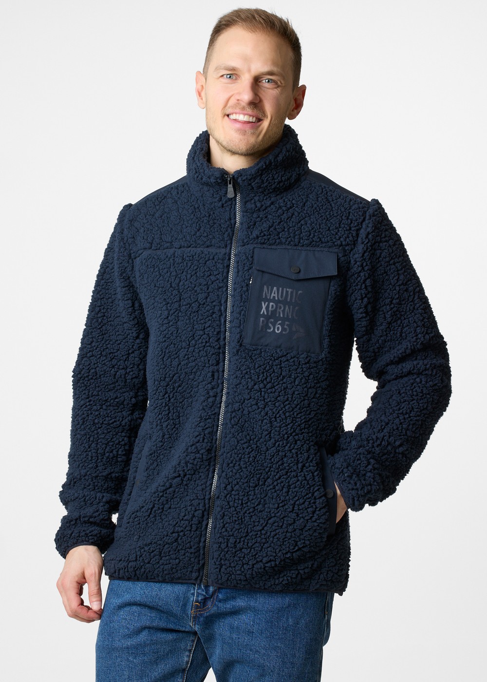 Marstrand Stretch Pile Jacket, Dk. Navy, 2xl, Tröjor | Sport & aktivitet - Friluftsliv - Vandringskläder - Tröjor | Padelspecialisterna