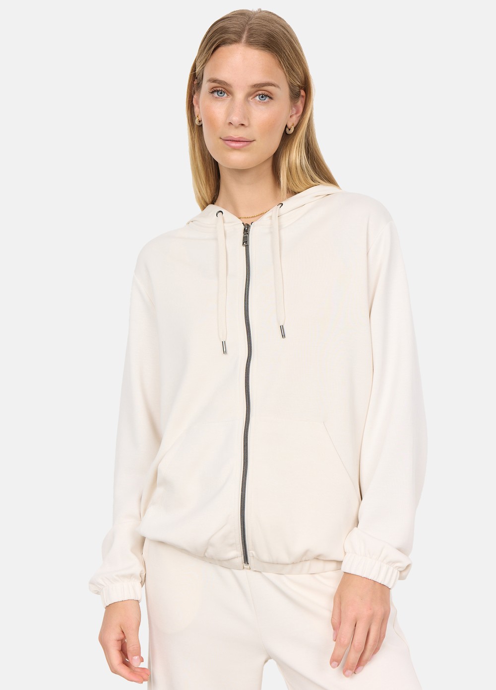 Sc-Banu 177, Cream, L, Hoodies | Dam - Kläder - Tröjor - Hoodies | Padelspecialisterna