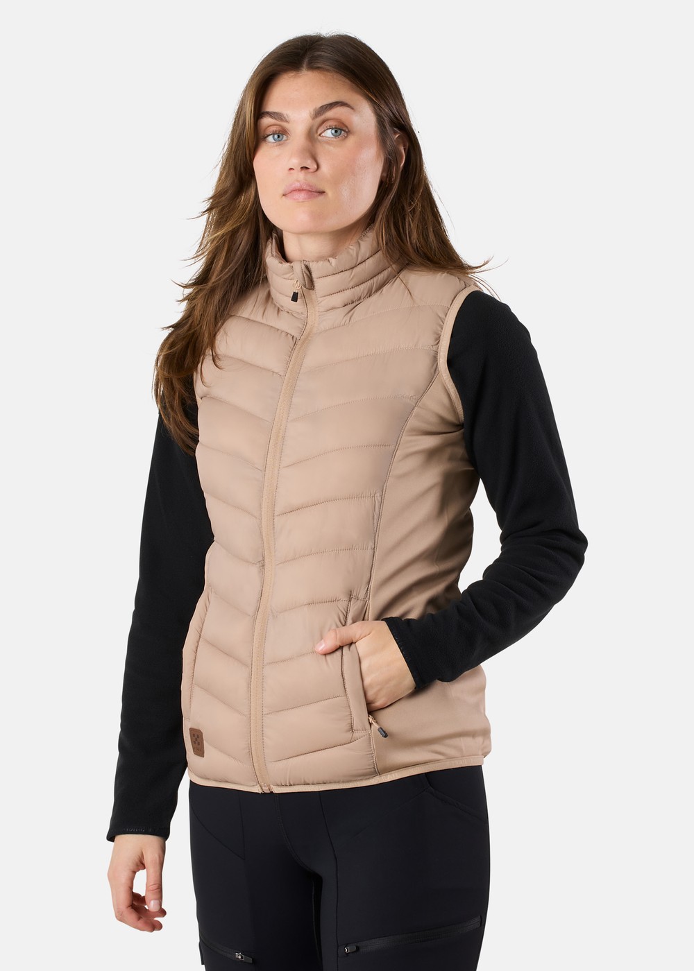 Hybrid Vest W, Beige/Beige, 38, Jackor | Sport & aktivitet - Friluftsliv - Vandringskläder - Jackor | Padelspecialisterna