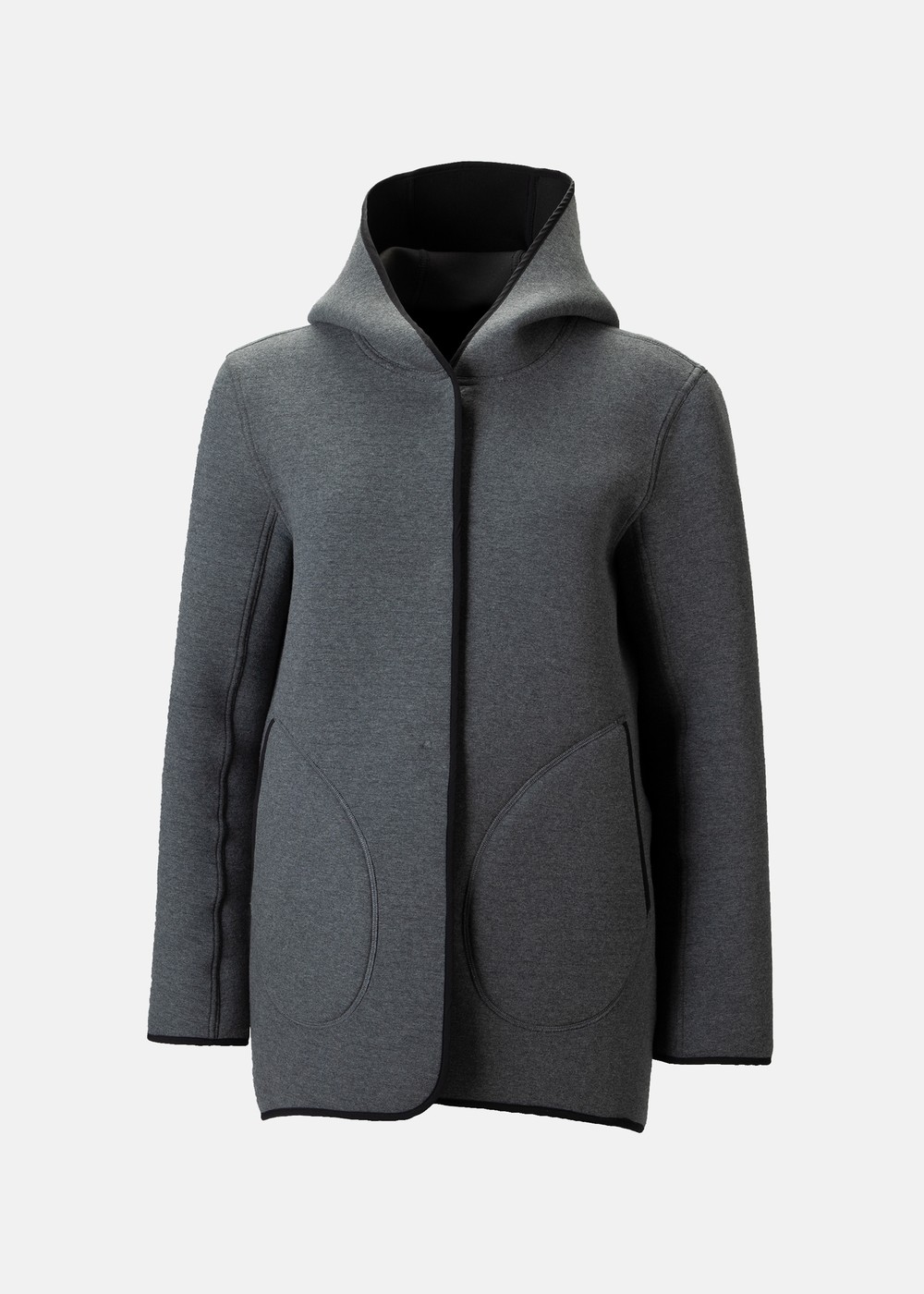 W Asl Reversible Cardigan, Grey Melange, Xs, Hoodies | Dam - Kläder - Tröjor - Hoodies | Padelspecialisterna