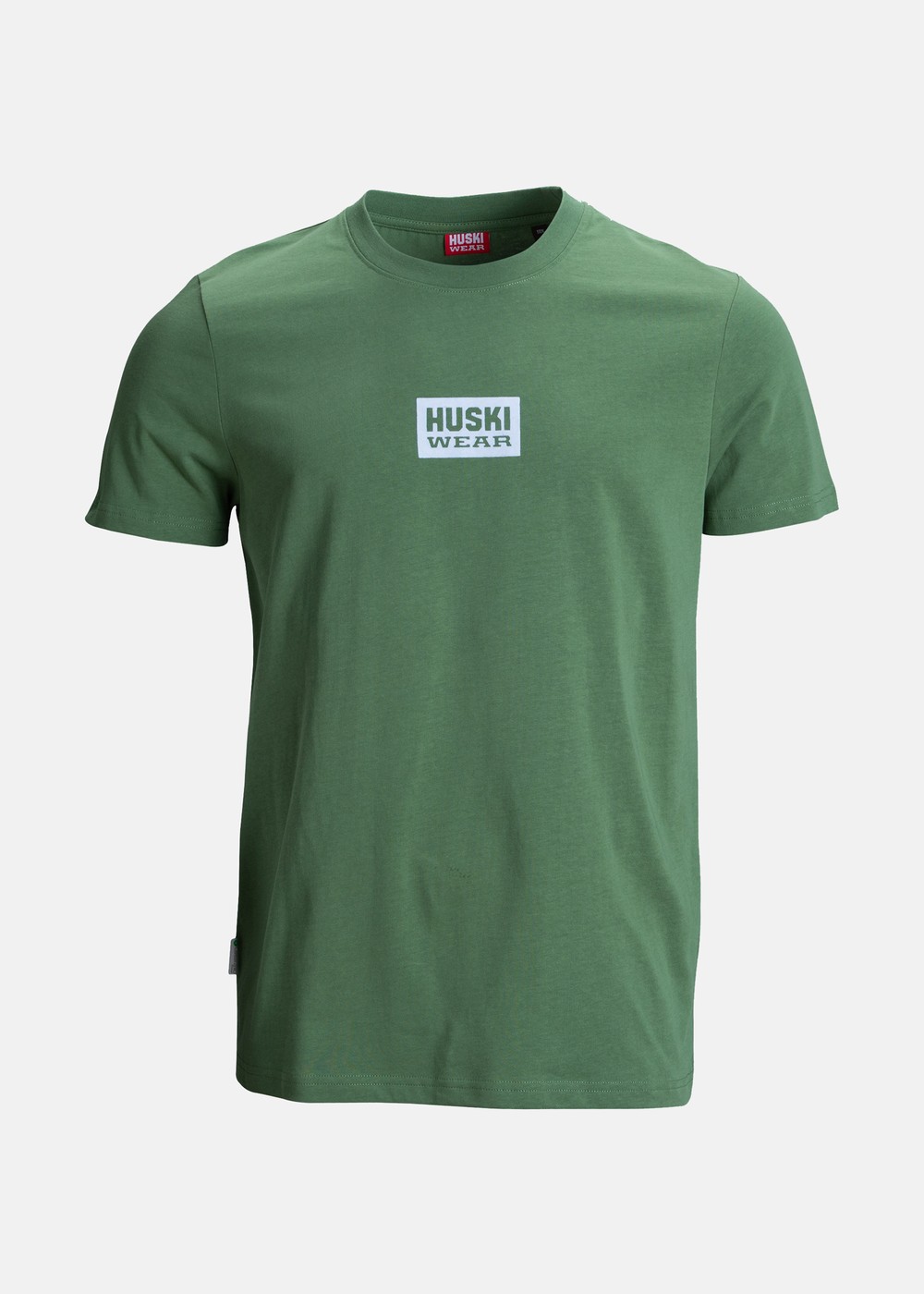 Flock Print Tee, Middle Green, S, T-Shirts | Herr - Kläder - T-shirts | Padelspecialisterna