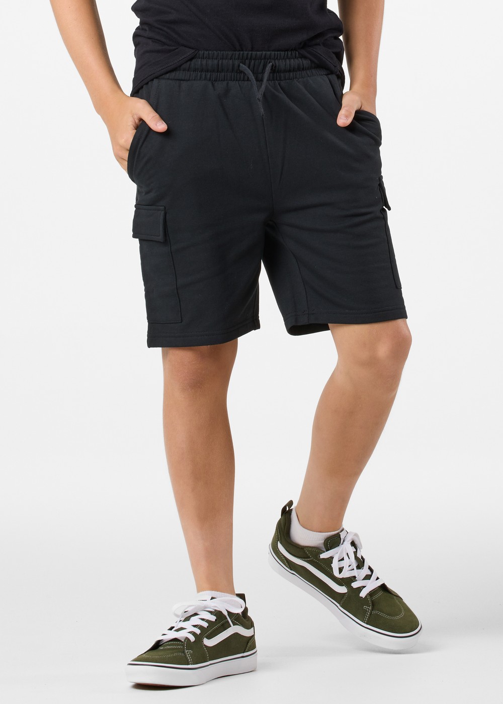 San Diego Short College Jr, Black, 130, Vardagsshorts | Junior - Kläder - Shorts - Vardagsshorts | Padelspecialisterna
