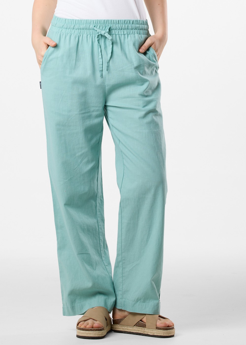 New Hampshire Linen Pants W, Seaweed Green, 36, Vardagsbyxor | Dam - Kläder - Byxor - Vardagsbyxor | Padelspecialisterna