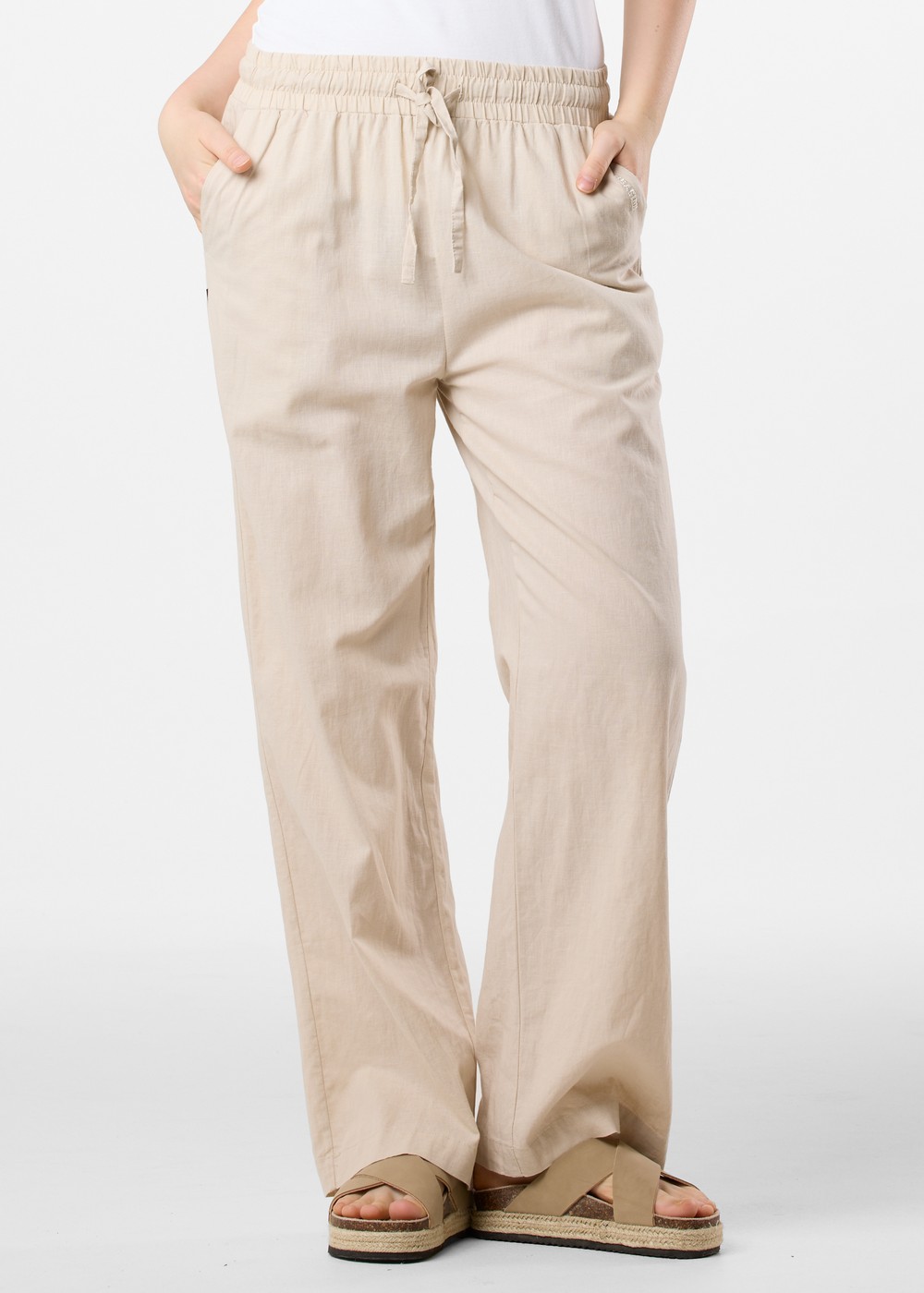 New Hampshire Linen Pants W, Beige, 42, Vardagsbyxor | Dam - Kläder - Byxor - Vardagsbyxor | Padelspecialisterna