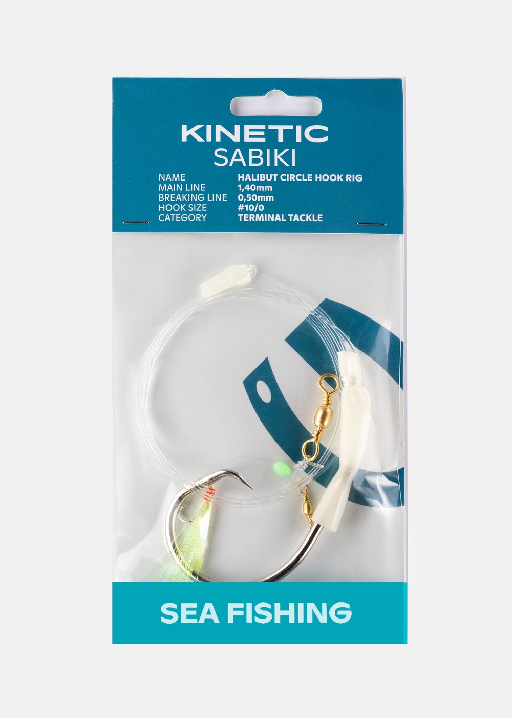 Kinetic Sabiki Halibut Circle, Glow, 10/0, Krokar | Sport & aktivitet - Fiske - Krokar och tillbehör - Krokar | Padelspecialisterna