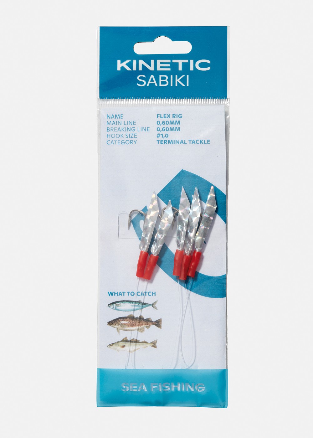 Kinetic Sabiki Holo-Flex Rig, Holo-Flex, 1/0, Krokar | Sport & aktivitet - Fiske - Krokar och tillbehör - Krokar | Padelspecialisterna
