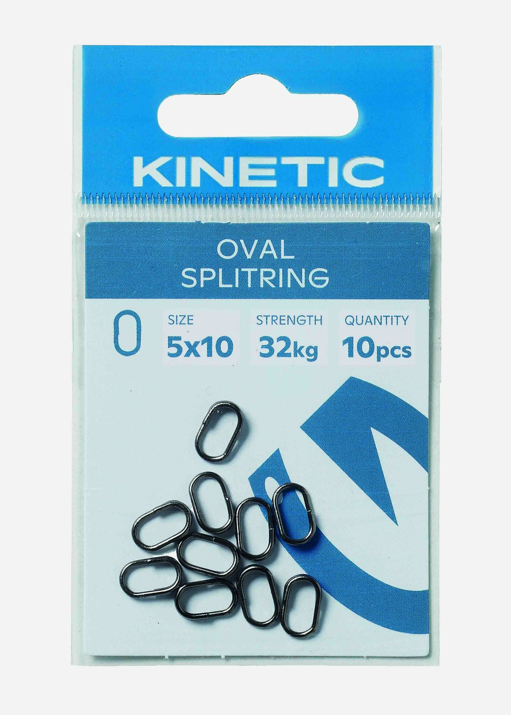 Kinetic Oval Splitring, Steel, 4, Fiske | Sport & aktivitet - Fiske | Padelspecialisterna