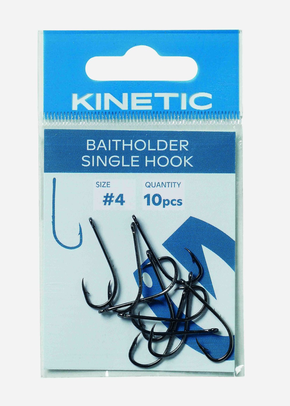 Kinetic Baitholder Single Hook, Black, #6, Krokar | Sport & aktivitet - Fiske - Krokar och tillbehör - Krokar | Padelspecialisterna