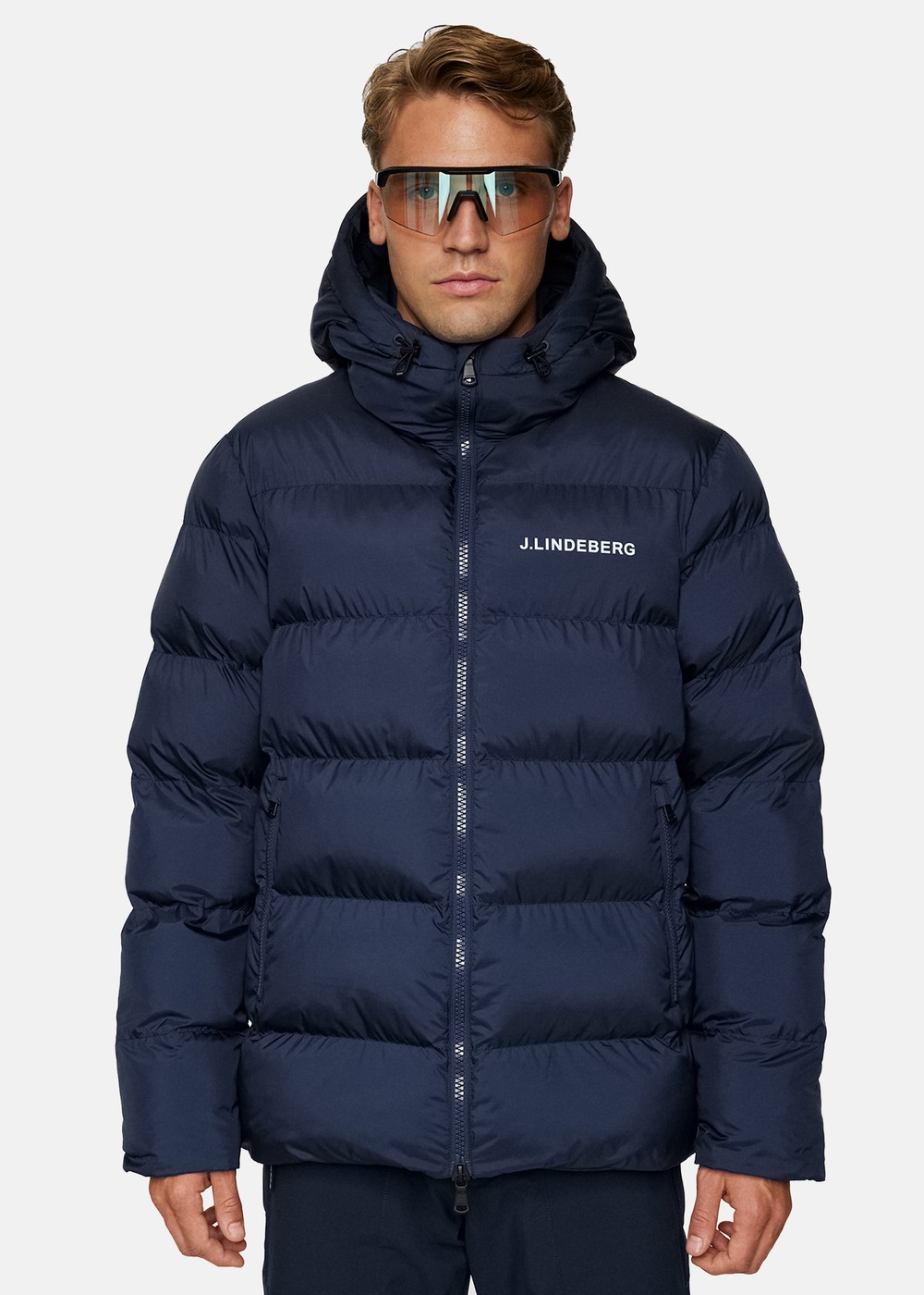 Barek Padded Jacket, White And Jl Navy, Xxl, Vinterjackor | Herr - Kläder - Jackor - Vinterjackor | Padelspecialisterna