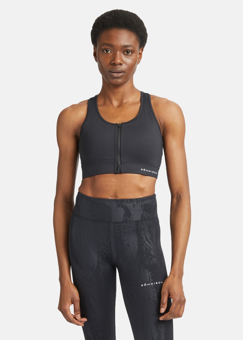 Essential Zip Sportsbra, Black, S, Löparkläder | Sport & aktivitet - Sporter - Löpning - Löparkläder | Padelspecialisterna