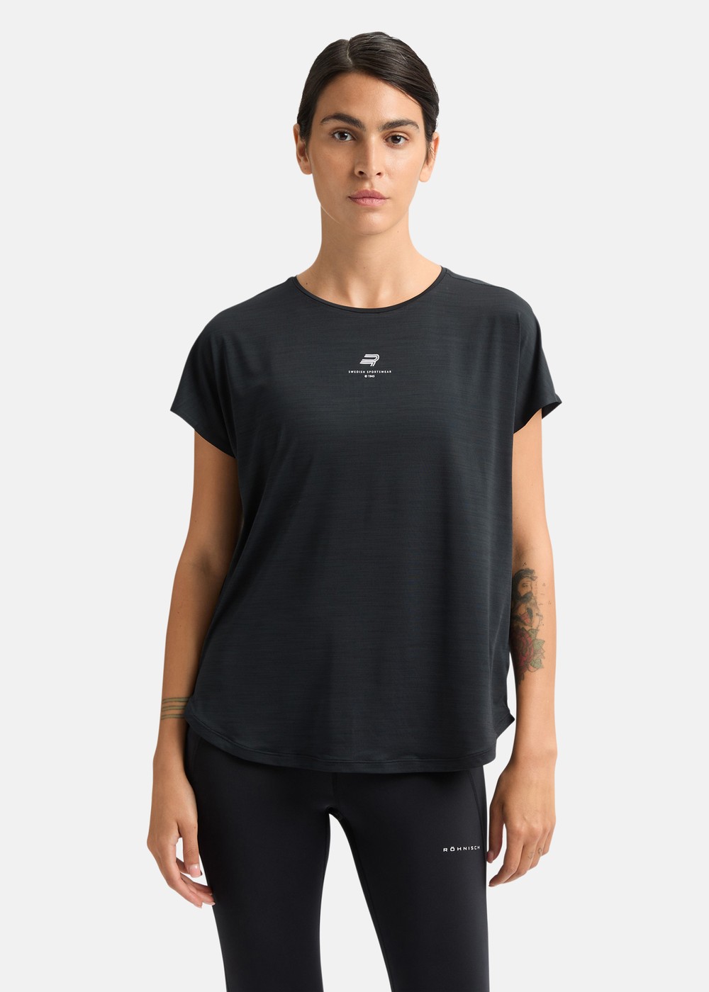 Motion Loose Tee, Black, M, Löparkläder | Sport & aktivitet - Sporter - Löpning - Löparkläder | Padelspecialisterna