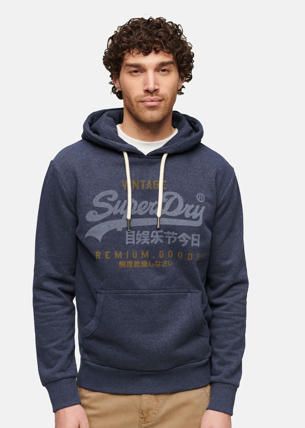 Classic Vl Heritage Hoodie, Indigo Marl, M, Hoodies | Herr - Kläder - Tröjor - Hoodies | Padelspecialisterna