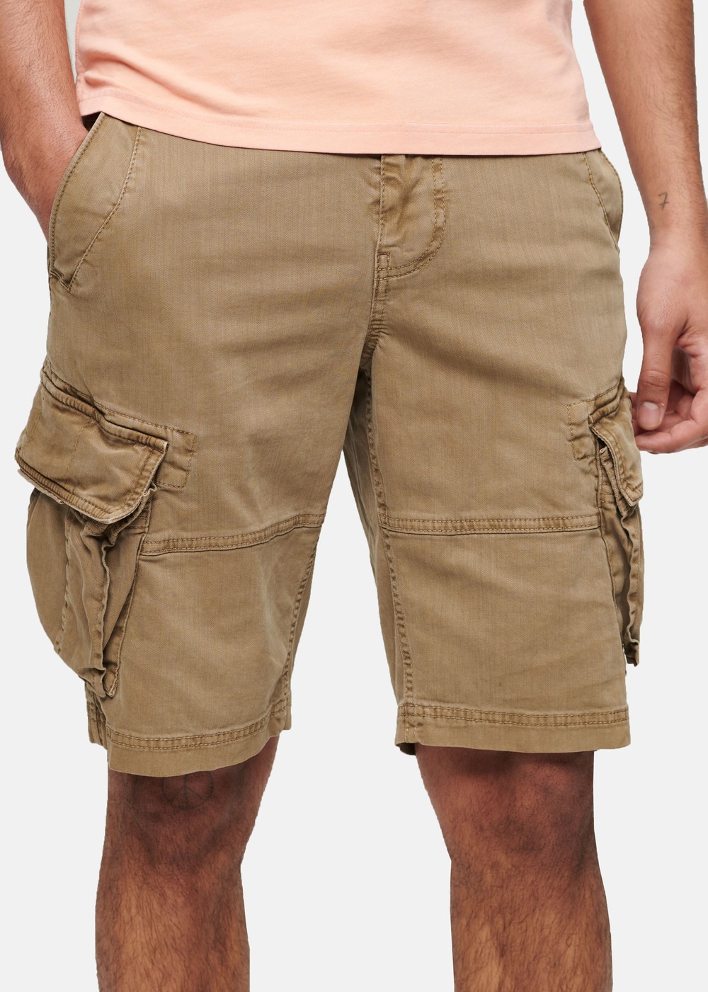 Core Cargo Short, Tan Khaki, 38, Vardagsshorts | Herr - Kläder - Shorts - Vardagsshorts | Padelspecialisterna