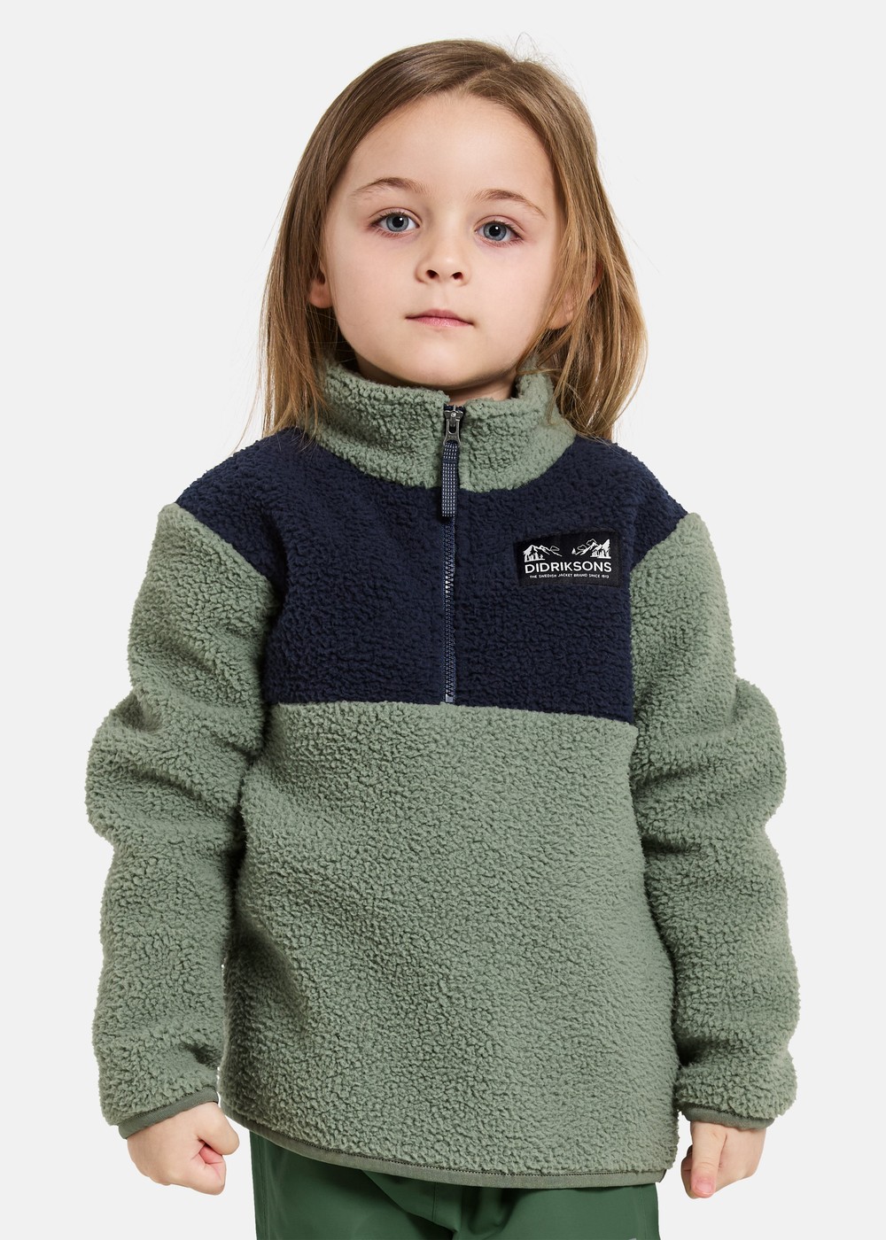 Gosig Kids Halfzip, Light Moss, 130, Tröjor | Junior - Aktivitet - Outdoorkläder - Tröjor | Padelspecialisterna