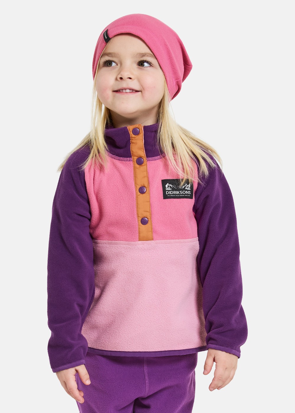Monte Kids Half Bu 4, Light Heather Pink, 100, Vårjackor | Junior - Kläder - Jackor - Vårjackor | Padelspecialisterna