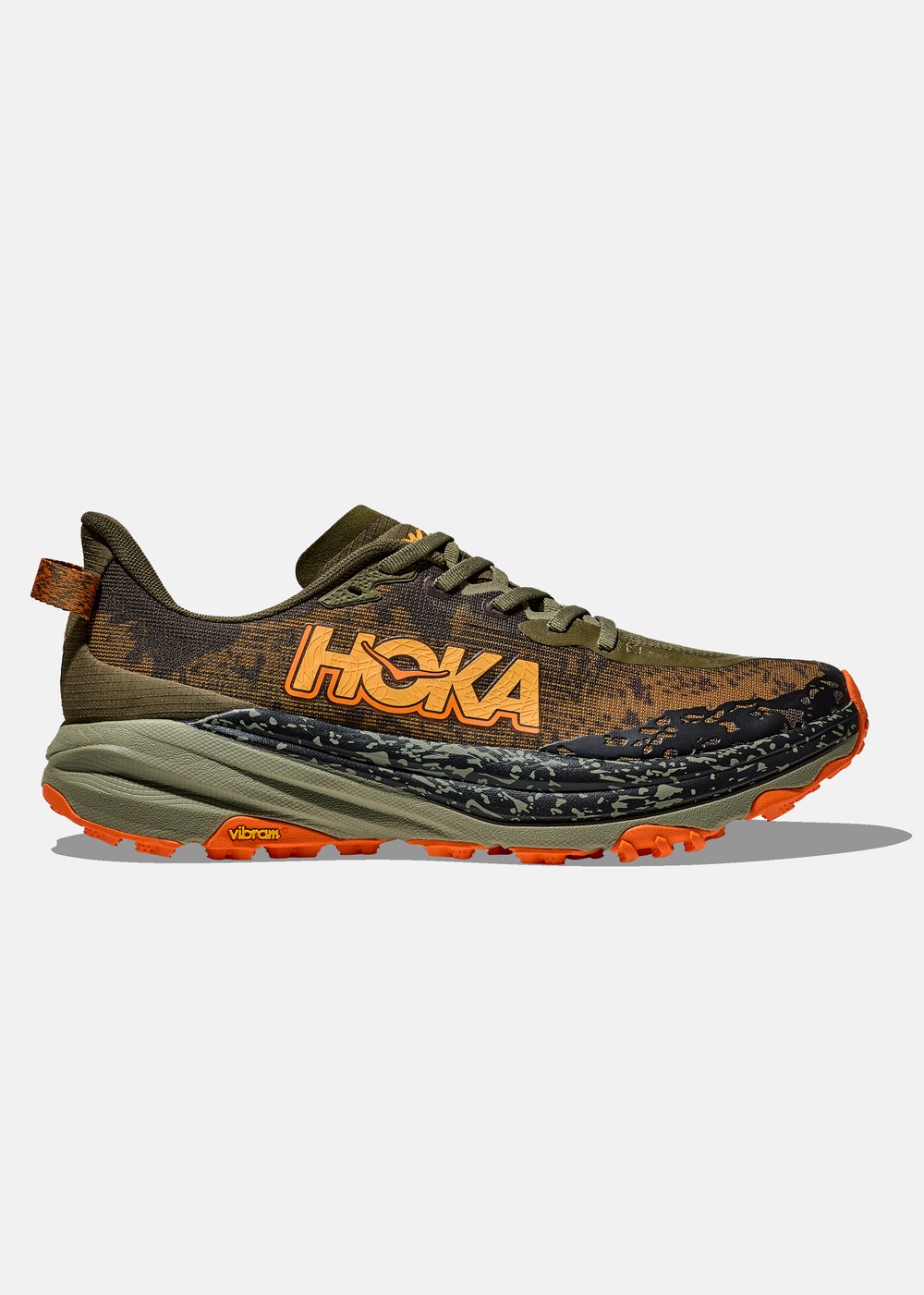 M Speedgoat 6 Wide, Antique Olive / Squash, 41 1/3 (Us 8), Trailskor | Skor - Träningsskor - Löparskor - Trailskor | Padelspecialisterna