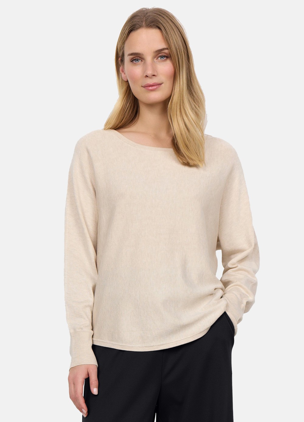 Sc-Dollie 620, Cream Melange, 2xl, Stickat | Dam - Kläder - Tröjor - Stickat | Padelspecialisterna
