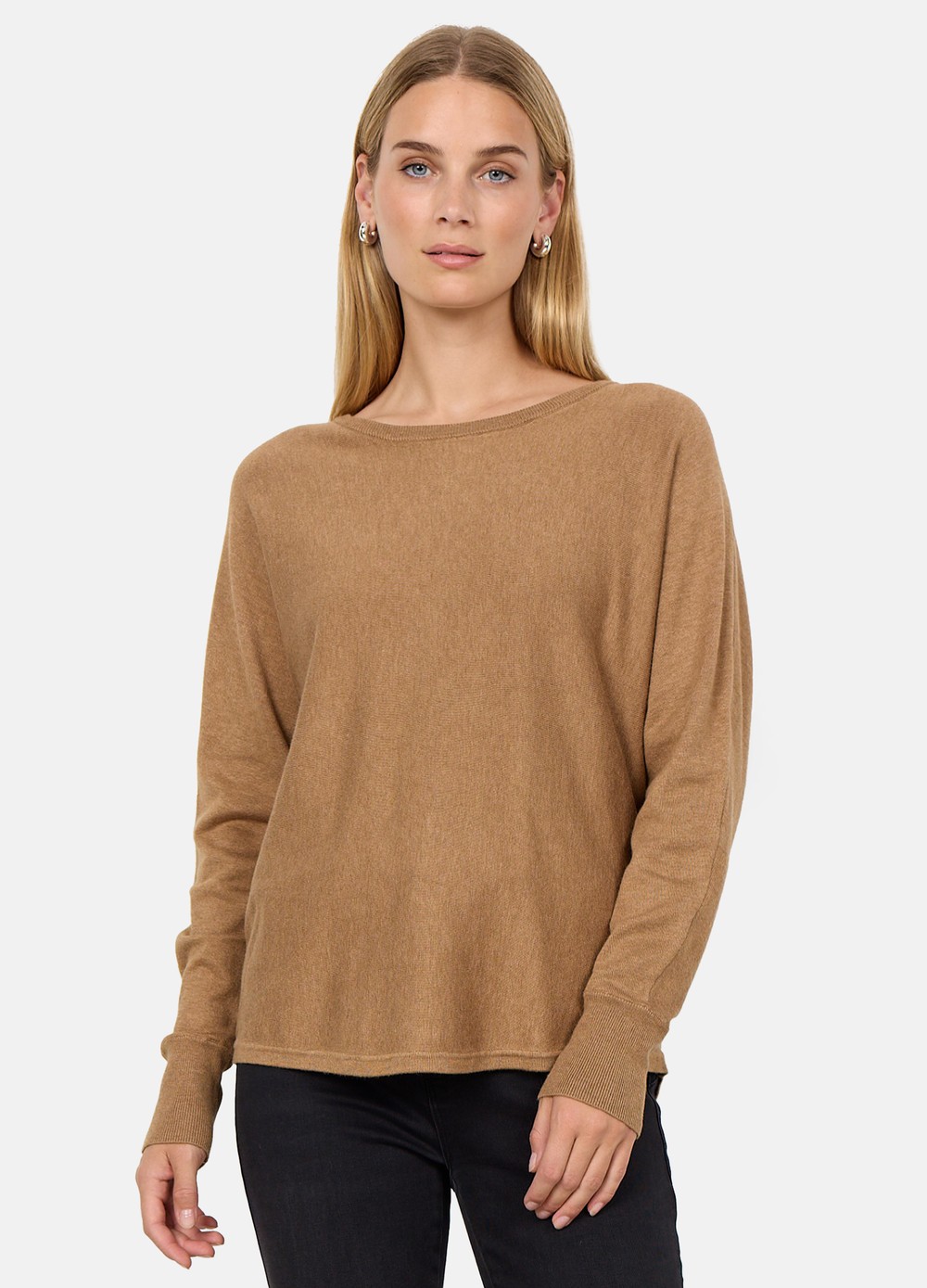 Sc-Dollie 620, Desert Brown Melange, S, Stickat | Dam - Kläder - Tröjor - Stickat | Padelspecialisterna