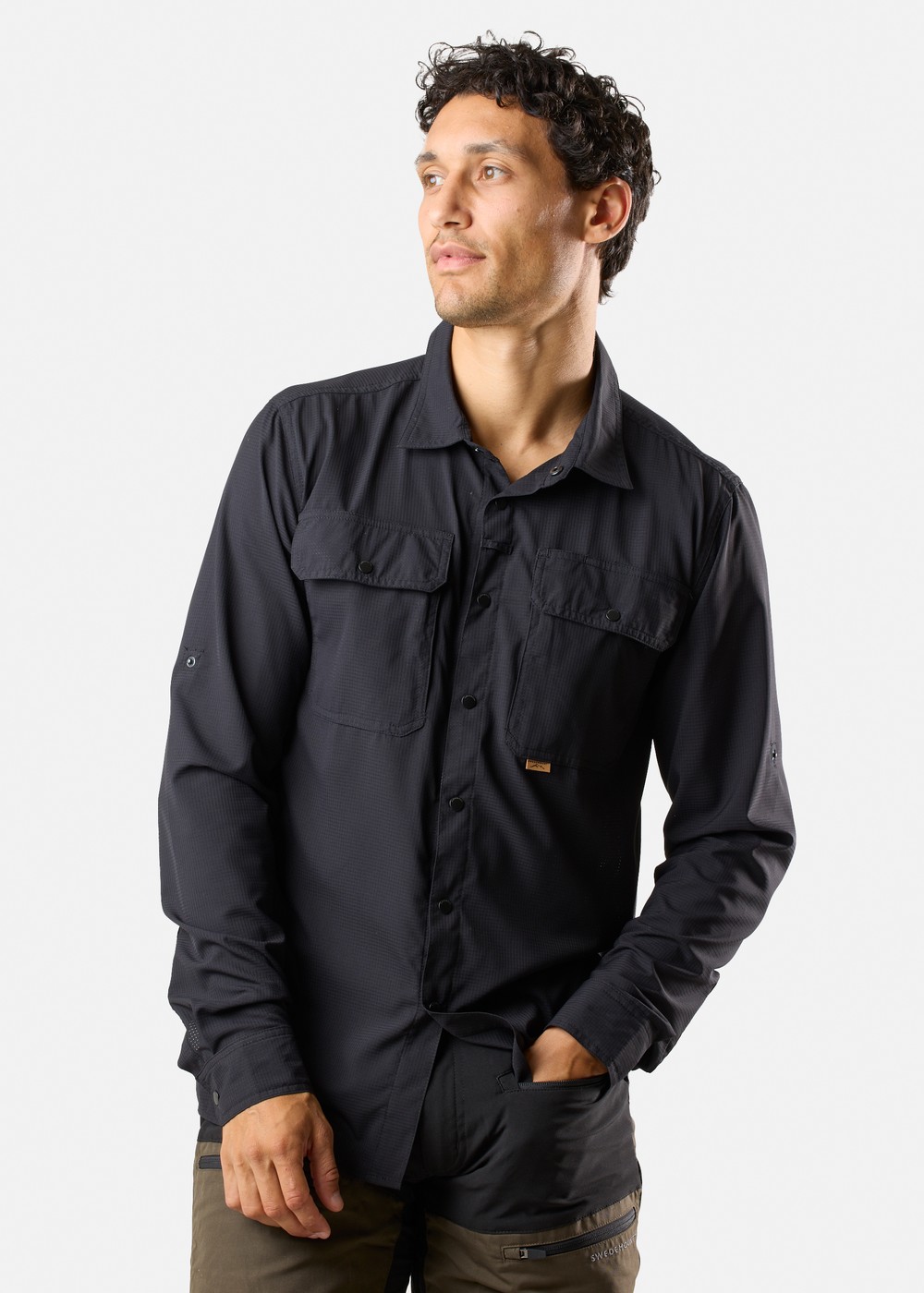 Lofoten Hiking Shirt, Black, 2xl, Långärmade Skjortor | Herr - Kläder - Skjortor - Långärmade skjortor | Padelspecialisterna