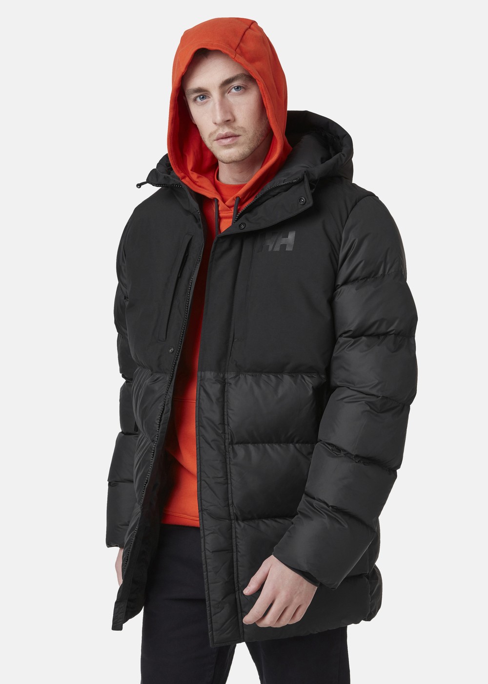 Active Puffy Long Jacket, Black, Xl, Vinterjackor | Herr - Kläder - Jackor - Vinterjackor | Padelspecialisterna