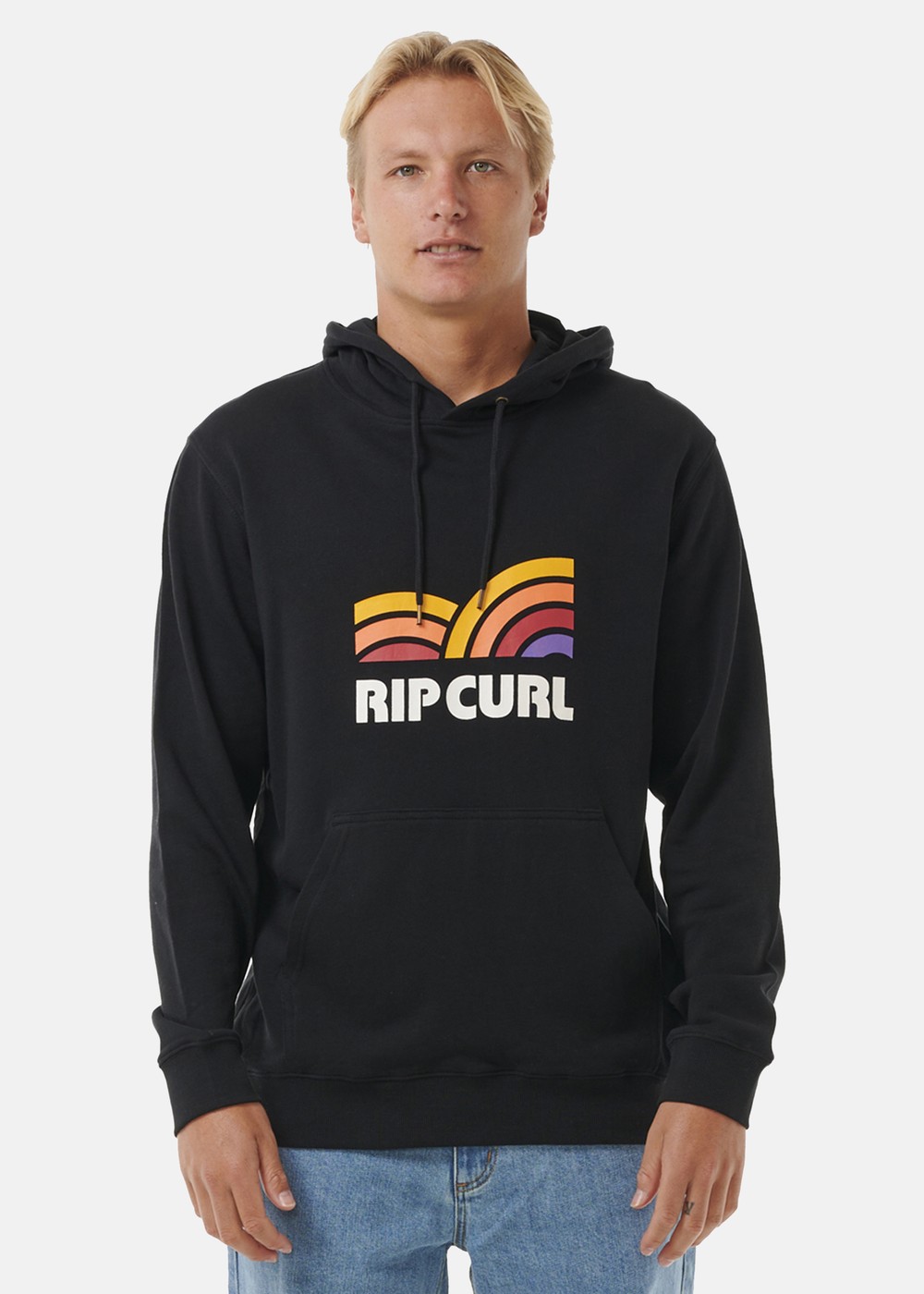 Surf Revival Capture Hood, Black, L, Hoodies | Herr - Kläder - Tröjor - Hoodies | Padelspecialisterna