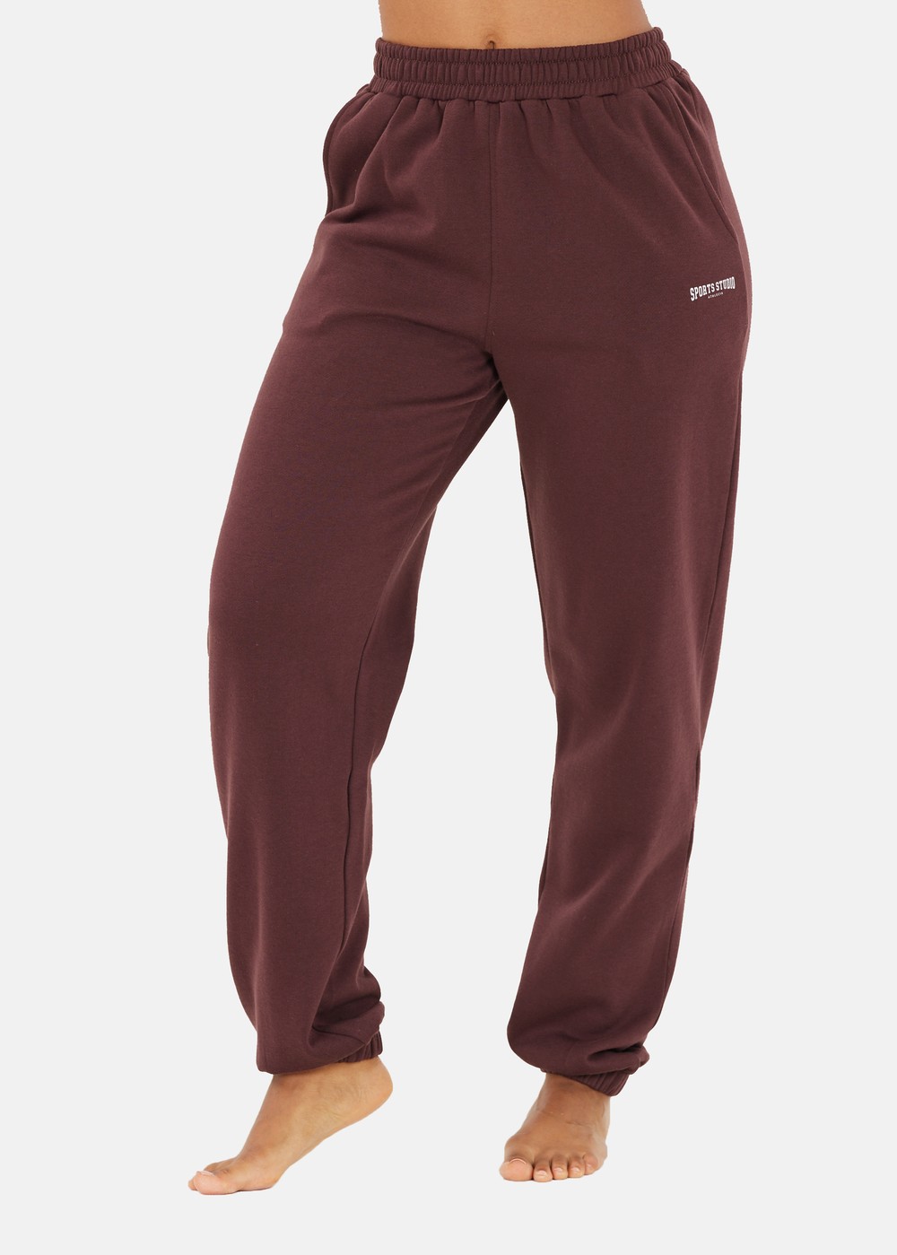 Giannis W Sweat Pants, Fudge, 40, Sweatpants | Dam - Kläder - Byxor - Sweatpants | Padelspecialisterna