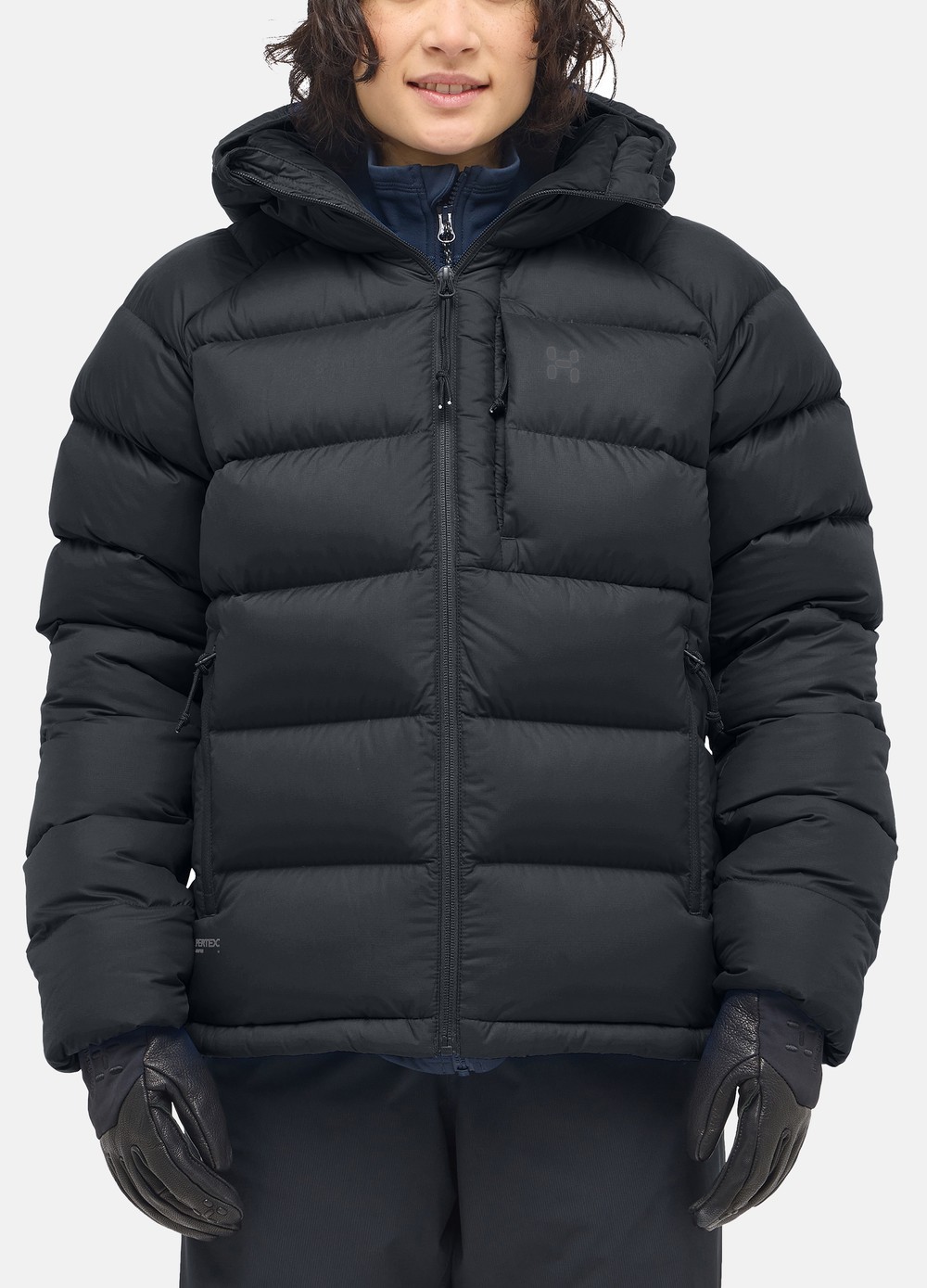 Rosson Down Hood Women, True Black, L, Vårjackor | Dam - Kläder - Jackor - Vårjackor | Padelspecialisterna