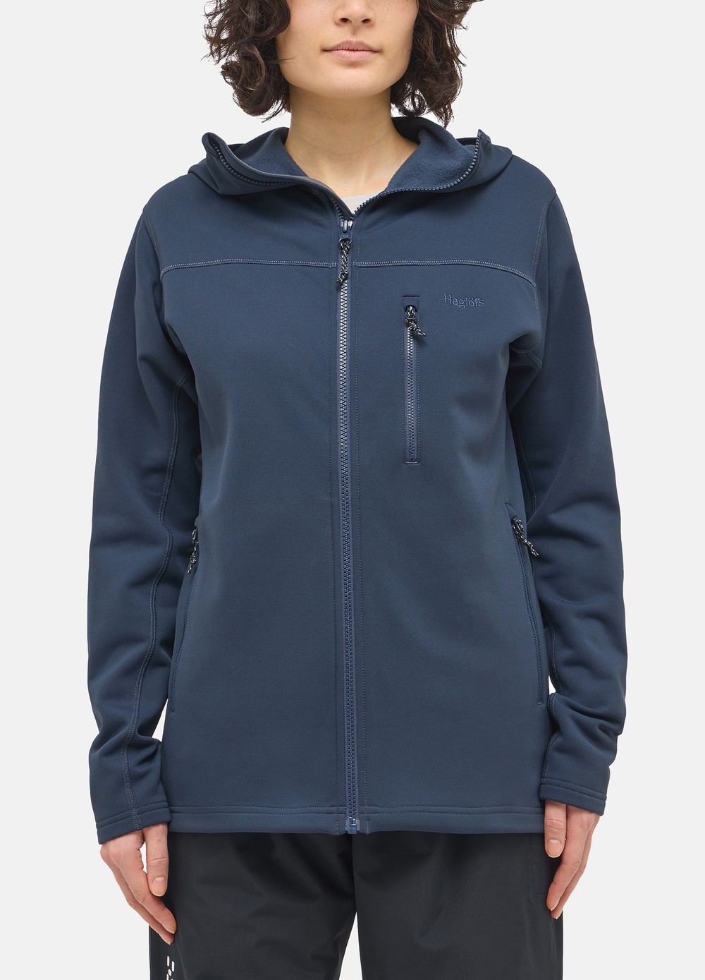 Rosson Mid Hood Women, Tarn Blue, L, Hoodies | Dam - Kläder - Tröjor - Hoodies | Padelspecialisterna