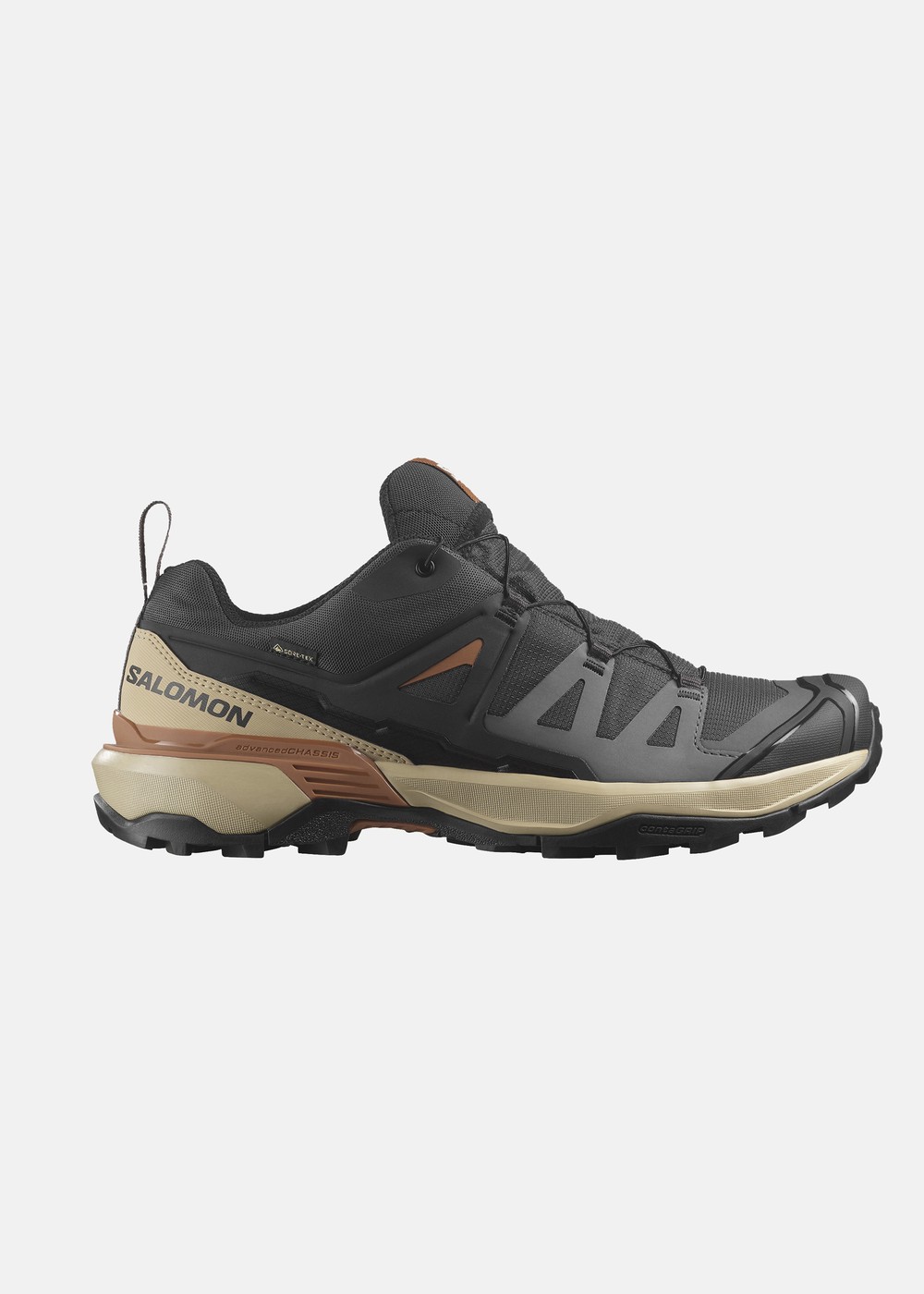 X Ultra 360 Gore-Tex, Phantom / Safari / Caramel Caf, 46 (Uk 11), Trekkingskor | Skor - Vandringsskor - Trekkingskor | Padelspecialisterna