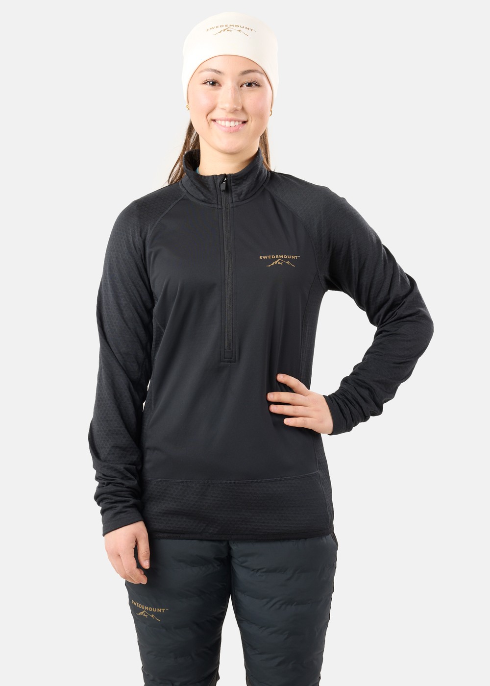Nordic Wind 1/2 Zip W, Black, 40, Fleecetröjor | Dam - Kläder - Tröjor - Fleecetröjor | Padelspecialisterna