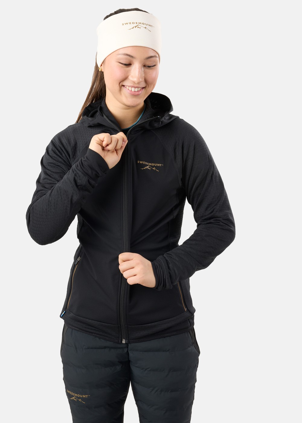 Nordic Wind Full Zip Hood W, Black, 44, Längdskidjackor | Dam - Kläder - Jackor - Längdskidjackor | Padelspecialisterna