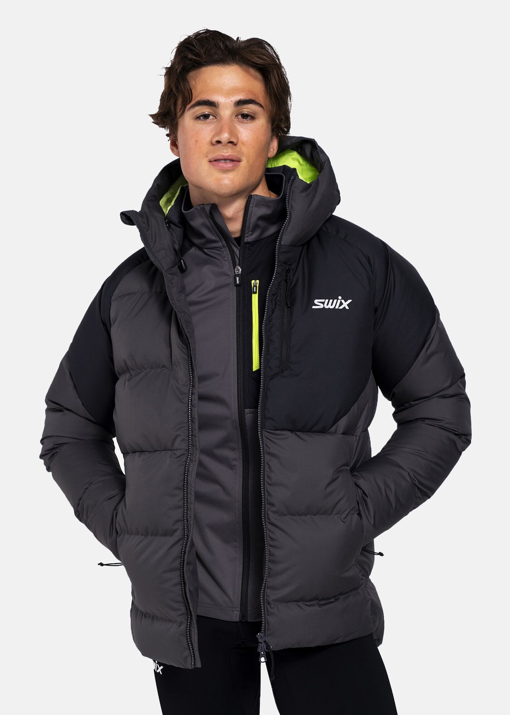 Focus Down Jacket M, Magnet/Black, S, Vårjackor | Herr - Kläder - Jackor - Vårjackor | Padelspecialisterna