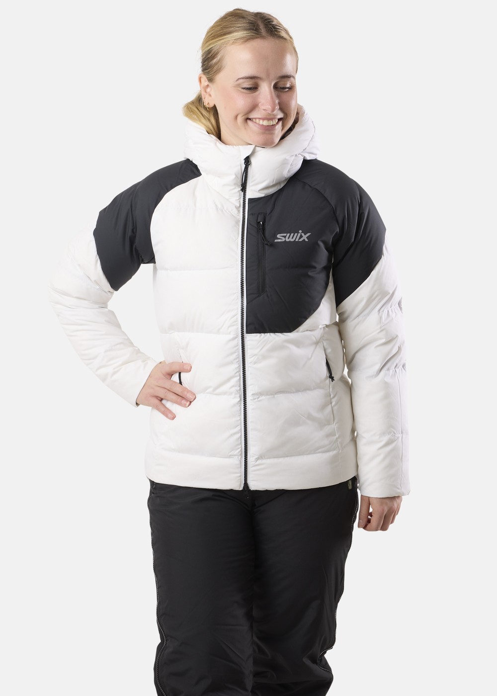 Focus Down Jacket W, Bright White/Black, Xl, Vårjackor | Dam - Kläder - Jackor - Vårjackor | Padelspecialisterna