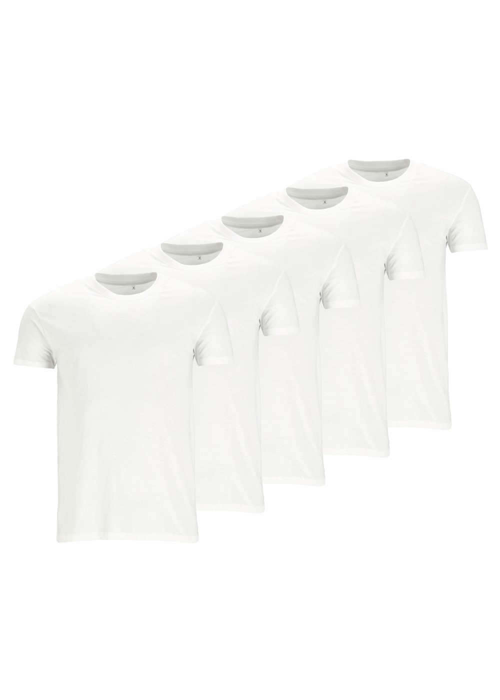 Denim Factory Core Tee 5-Pack, White, 3xl, T-Shirts | Herr - Kläder - T-shirts | Padelspecialisterna